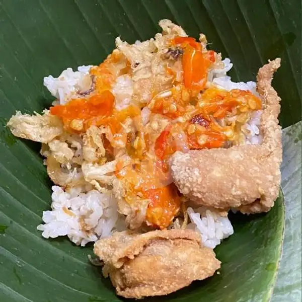 Nasi Bejeg Ayam Suir Sambal Bawang | Nasi Bejeg Ny Djelantik, Denpasar