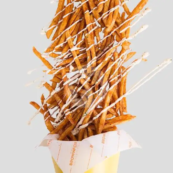 Sticky Bbq Fries | Brownfox Waffle & Coffee, Denpasar