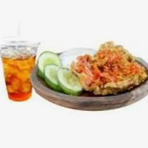 Paket Ayam Geprek Sambal Goang + Teh Manis | Keday Nesa, Panawuan