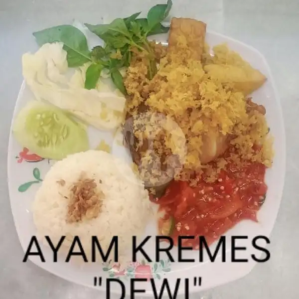 Ayam Kremes Kecil + Nasi | Ayam Geprek Sudi Mampir, Food Court Genteng Biru