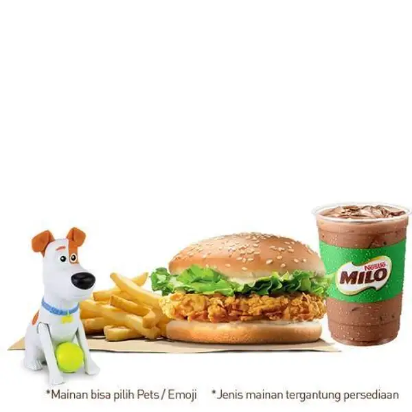 Paket Kids Chicken Burger + Toys | Burger King, Level 21 Mall