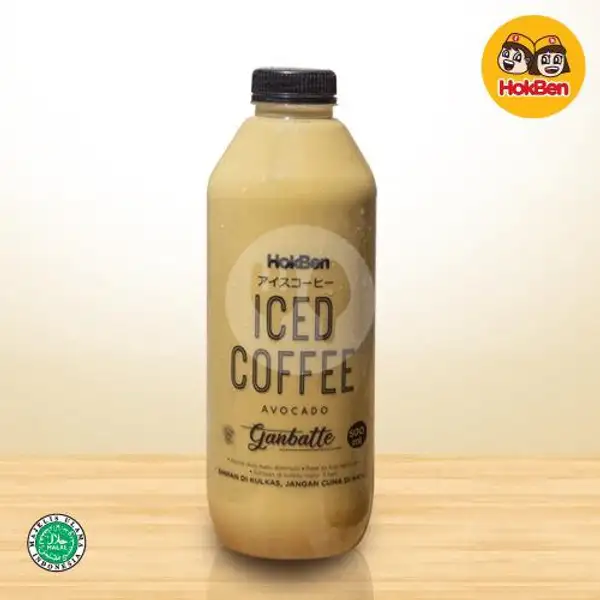 Iced Avocado coffee 500 ml | HokBen, Teuku Umar