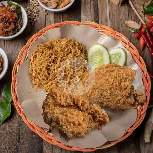 Paket Puas Mi 2 Ayam Krispi | Ikan Ayam Geprek Kanayam, Jelambar