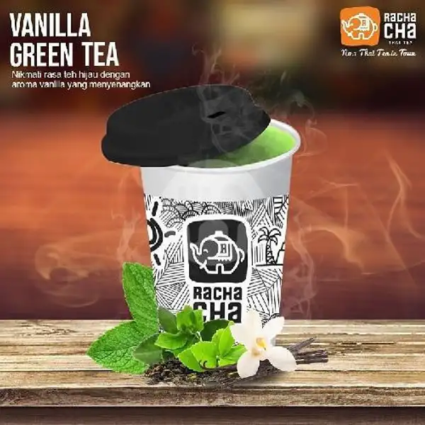 Vanilla Green Tea Hot | Rachacha Thai Tea Jogja