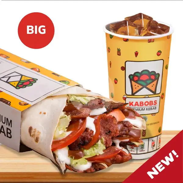 Big Combobs Beef Italiano Kebab | KABOBS – Premium Kebab, DMall