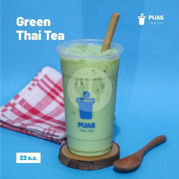 Green Thaitea Cup Large | Puas Thai Tea, Denpasar