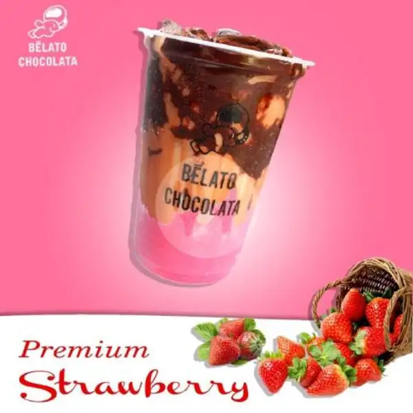 Premium Stowberry | BeLato Chocolata Pekalongan