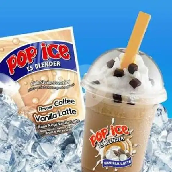 Pop Ice Vanilla Latte | Seblak & Ceker Seuhah Balado Nn.Lyn
