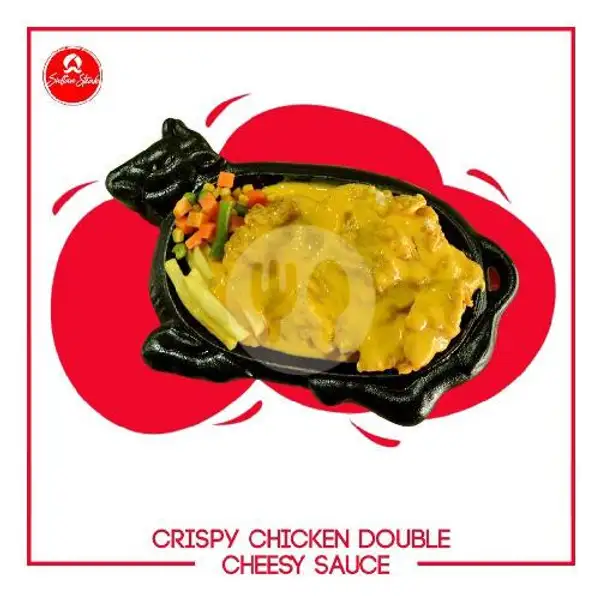 Crispy Chicken Steak Double Cheesy Original Sauce | Sultan Steak Sawojajar