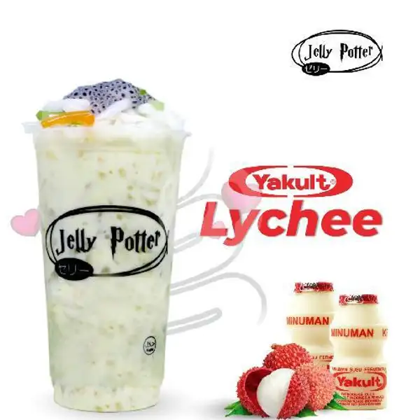 Lychee Mix Yakult | Jelly potter, Harjamukti