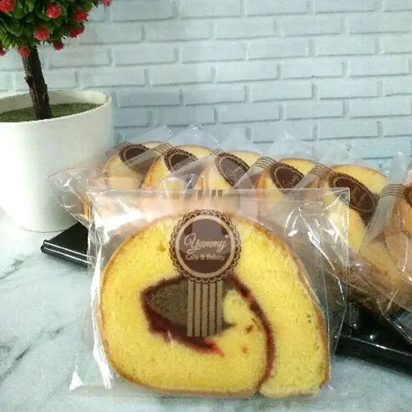 Roll Cake Slice Straw | Yummy Cake & Bakery, Beteng 88