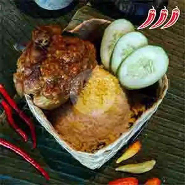 Nasi Ayam Goreng Sambal Rawit | Nasi Ayam Ambyar, Mulyorejo