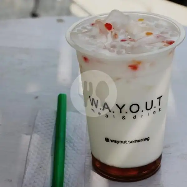 Creamy Lecchy Grass Jelly | Wayout Meal And Drink Semarang, Sawojajar