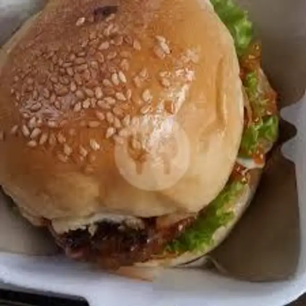 Burger Sosis + Telur + Keju | Arabian Kebab & Burger, Kisaran Barat