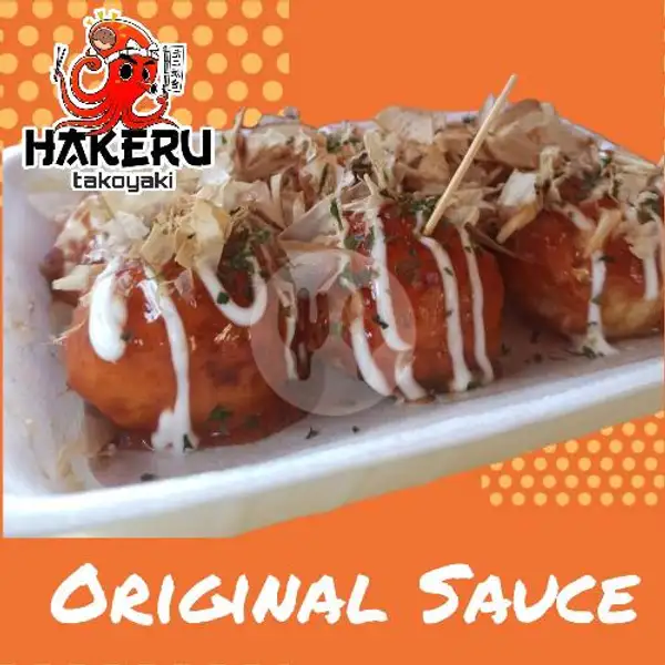 Takoyaki Classic Gurita dengan Original Sauce | Hakeru Takoyaki