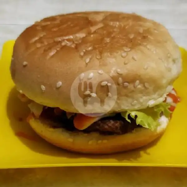 Beef Burger | Kedai Om Sanz, Tegal Kangkung 13