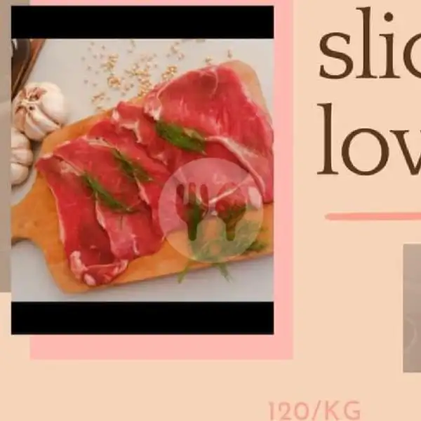 Sirloin Slice Lowfat 500gr | Berkah Frozen Food, Pasir Impun