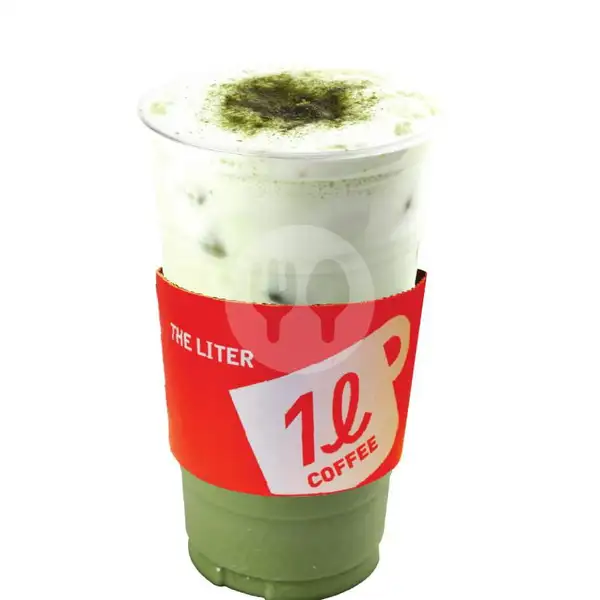 Matcha Latte Ice  (TALL Size 14 Oz) | The Liter, Summarecon Bekasi