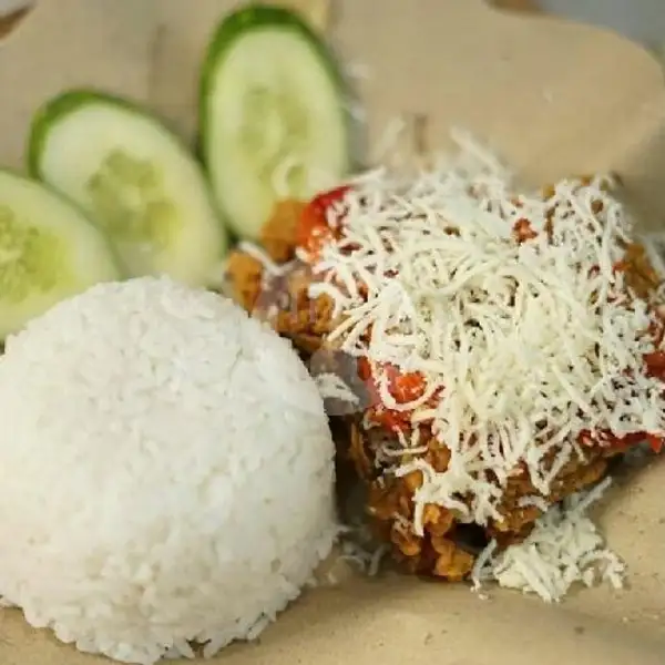 Ayam Geprek  Livik Sambal Korek | Es Mojito Infus Water Pasar Minggu Gajayana, Blimbing