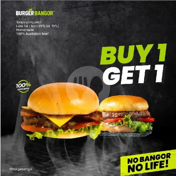 Buy 1 Get 1 D | Burger Bangor Express, Margonda