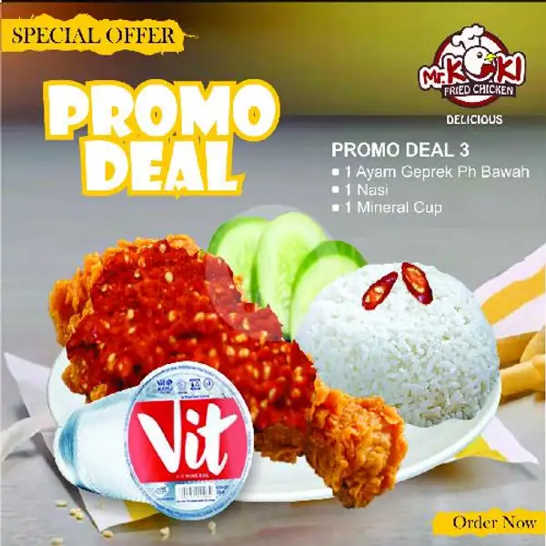 Promo Deal 3 | Mr Koki Fried Chicken, Bukit Kecil