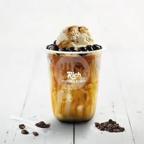 Boba Coffee Frappe | Rich Coffee & Donut, Margonda