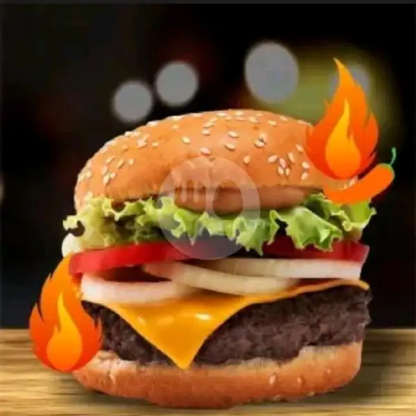 Hot Beef Burger | La Petit Burger Dan Pasta, Kec Andir.Kel.garuda