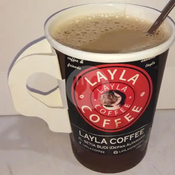 Kopi Susu Gula Aren Panas | Layla Coffee , Setiabudi