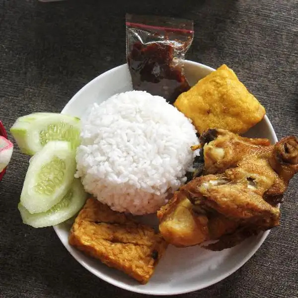 Paket Ayam Goreng Tahu Tempe | Nasi Ayam Gule Sapi, Cireng Isi, Buahbatu, Vitastore46
