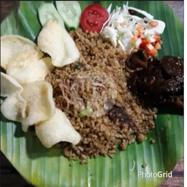 Nasi Goreng Ati Ampela + Es Teh | Nasi Goreng & Roti Bakar Bang Ran, 7 Ulu