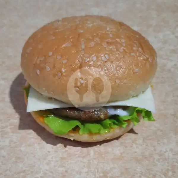 Burger Beef Patty Cheese | Cleo Donat 24 Jam, Gunung Lokon
