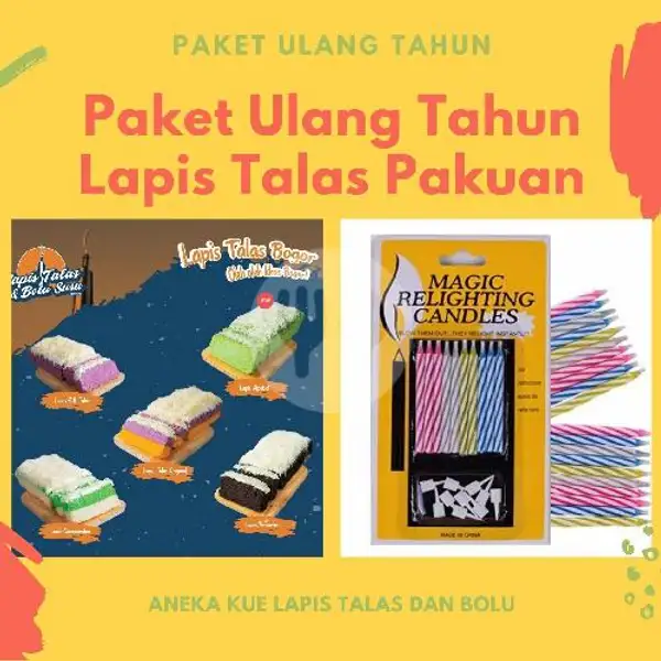 Paket Ulang Tahun Lapis Talas Pakuan | Kue Lapis Talas Dan Bolu, Pekayon