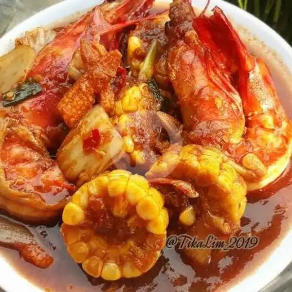 Udang Monster Porsi Sultan | Seafood Baba Kemal Kepiting Udang Cumi Kerang Asam Manis, Denpasar