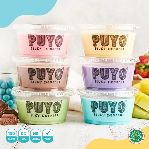 1/2 lusin Puding Puyo | Puyo Silky Desserts, 23 Paskal