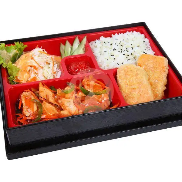 Salmon Yakiniku Bento | Ichiban Sushi, Summarecon Mall Bekasi