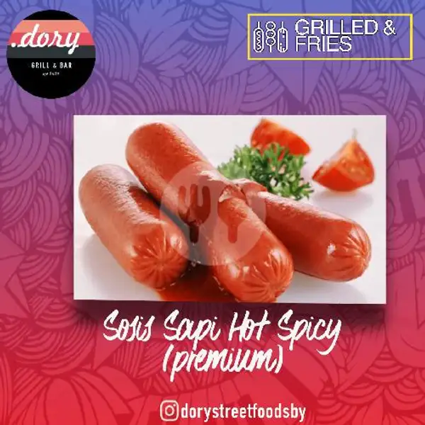 Sosis Sapi Hot Spicy (Premium) | Dory Streetfood, Krembangan