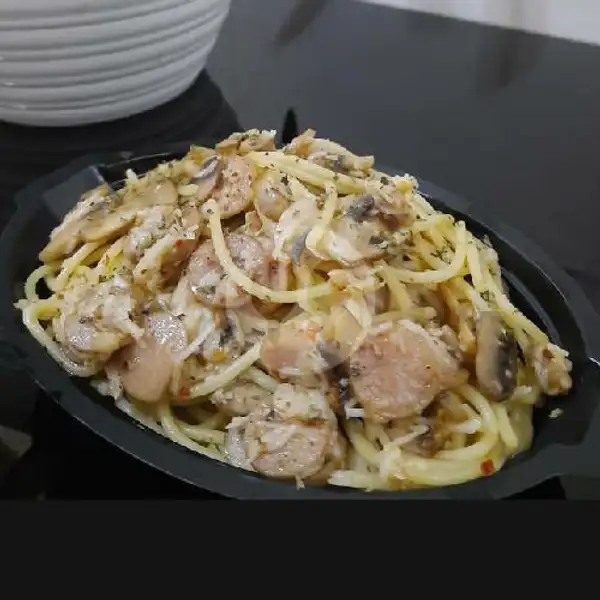 Spaghetti Aglio Olio | Dhapoer Pasta, Sidorejo