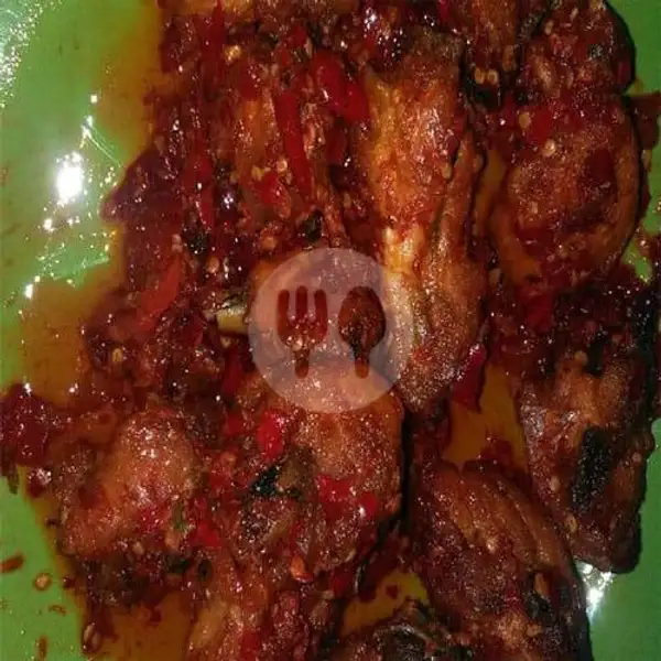 Ayam Cabe Merah + Nasi | Rumah Makan Seafood Sri Rahayu, Batam
