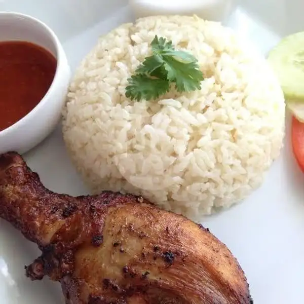 2 Nasi Ayam Bakar / Goreng + Sambal Lalapan + Sosis Goreng 3 | Ayam Geprek Farish, Tlogosari Kulon