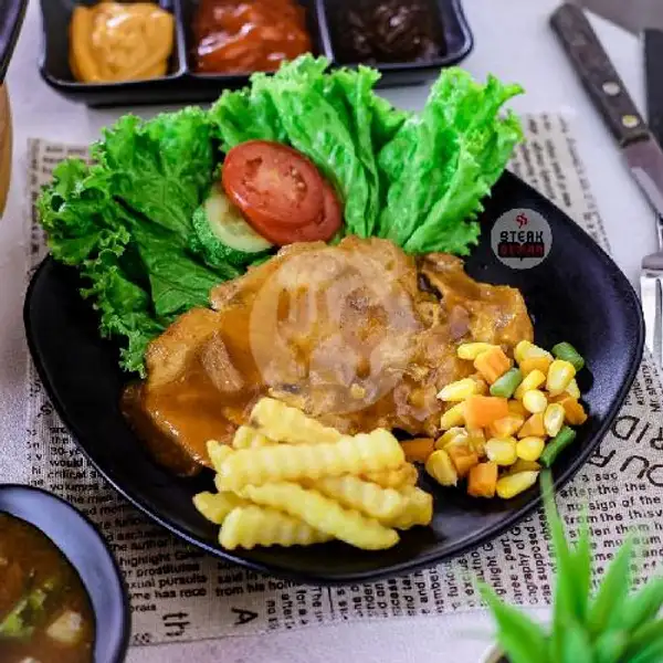 Grilled Chicken Barbekyu | Steak Semar, Melong