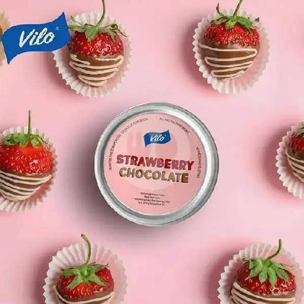 Strawberry Chocolate | Vilo Gelato