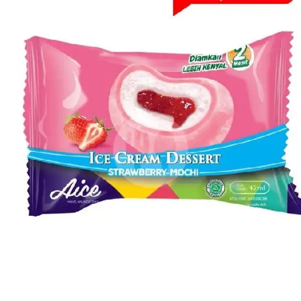 Mochi Strawberry | Ice Cream AICE - TURANGGA