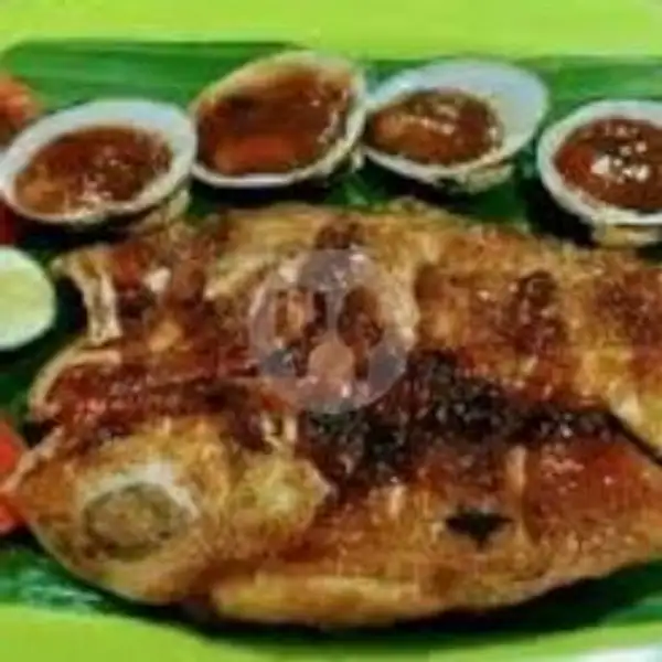 Paket Ikan Kakap Bakar Big Size Sambal Hijau | Warkop Ayam Gepeng, Cimanggis