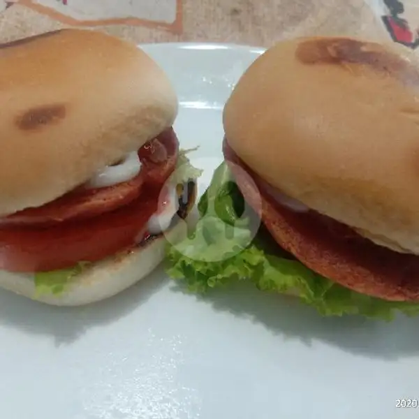 Burger Sapi Mini | Lucky Kitchen, Meruyung