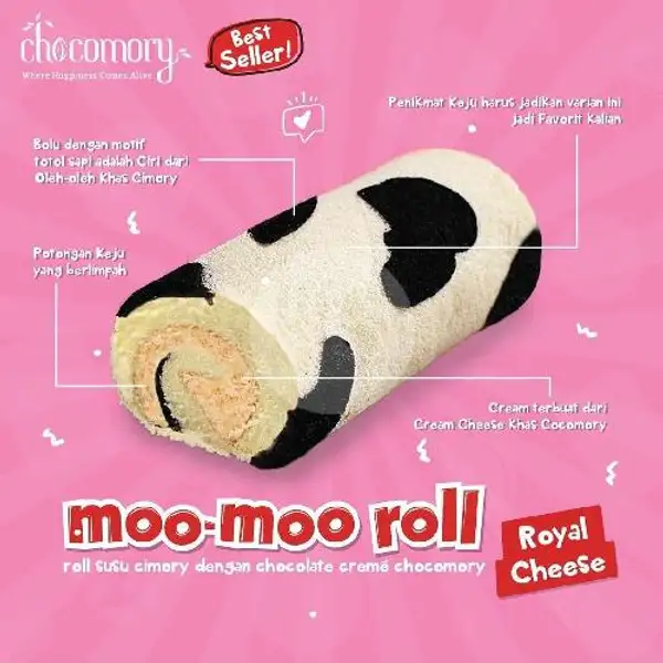 Cimory Chocomory Moo Moo Roll Cheese | Aghniya Store