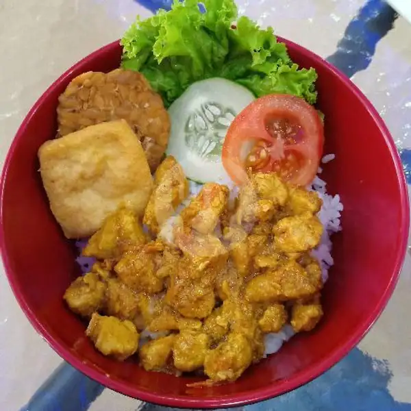 Rice Bowl Extra Ayam Rica + Tahu + Tempe | Kawaii.lpg ricebowl, Jalan Kamboja
