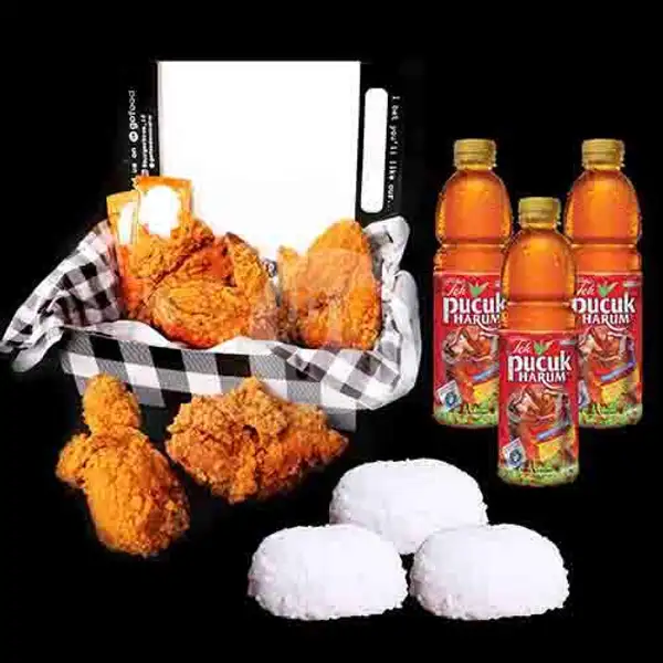 Bros Family Pack Fried Chicken | Burger Bros, Mulyorejo