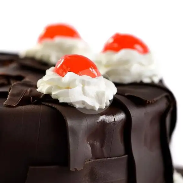 Tart Blackforest Motif coklat Uk 16 Bulat | Oriental Cake & Bakery, Perumnas