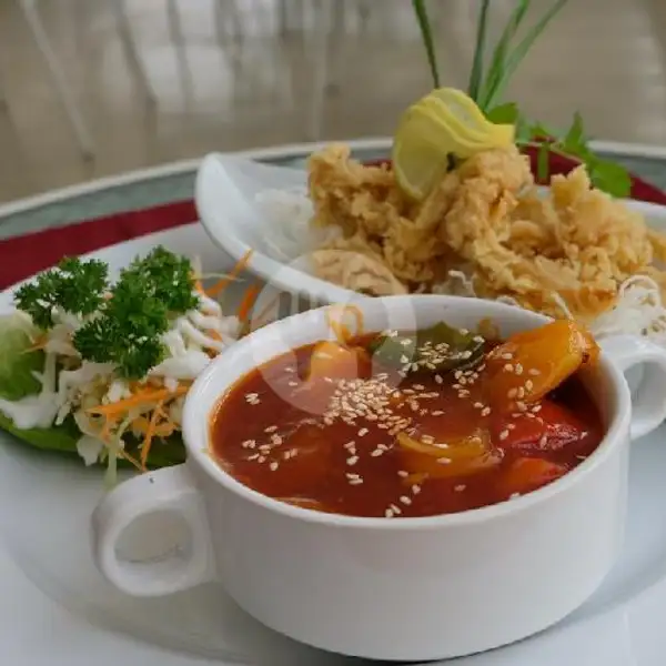 Cumi Goreng Asam Manis | Foodpedia Sentul Bell's Place, Babakan Madang