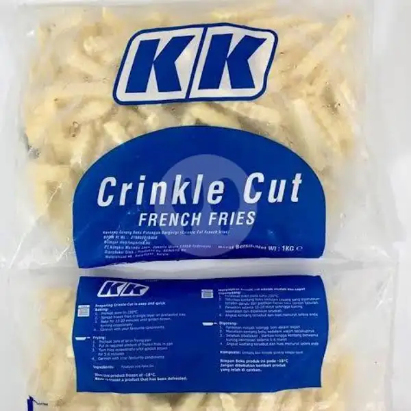 KK Kentang Crinkle Cut 1kg | Frozen Food Wizfood, Gamping
